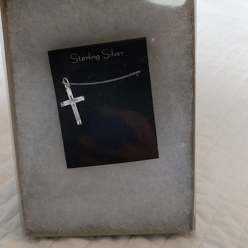 Sterling Silver Cross Necklace